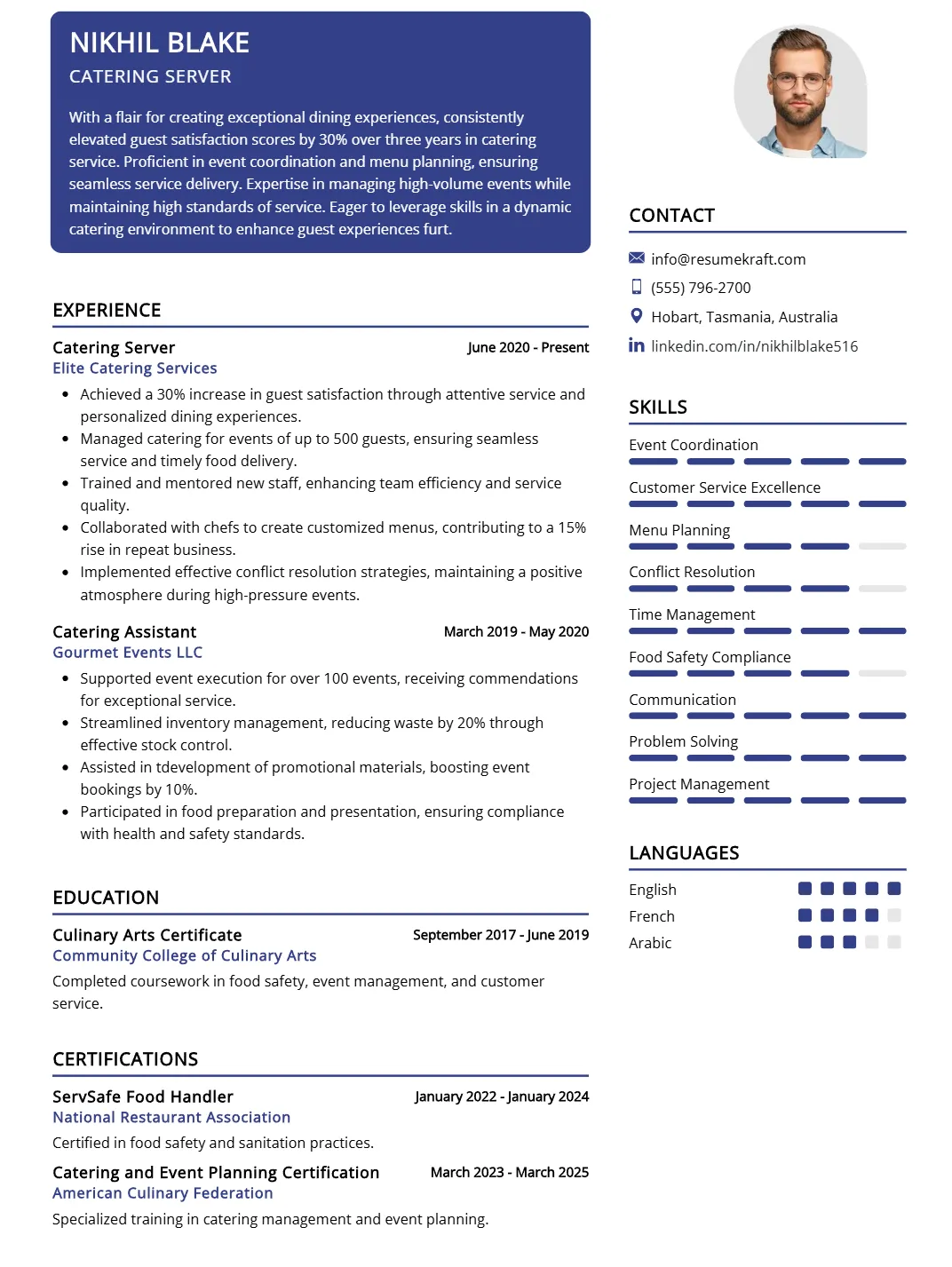 How to Create a Standout Server Resume in 2026: Free Online Resume Creation & Optimization Tips