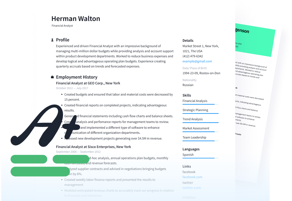 resume trends