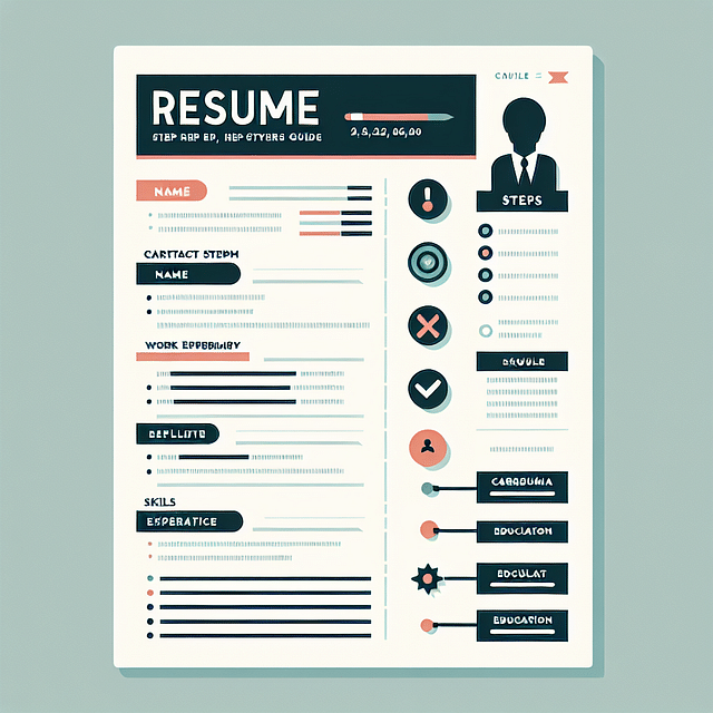concise bullet points on a resume