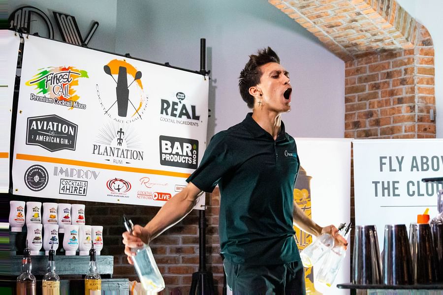 bartender under pressure