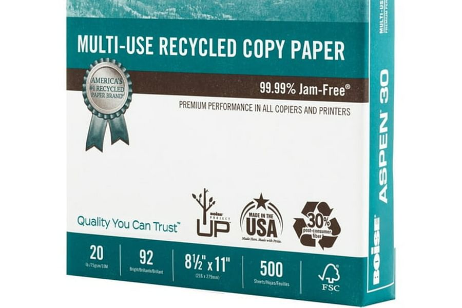 Post-Consumer Waste Resume Paper