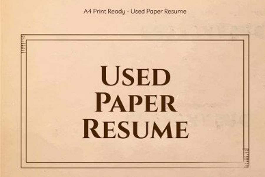 Seed Paper for Resume