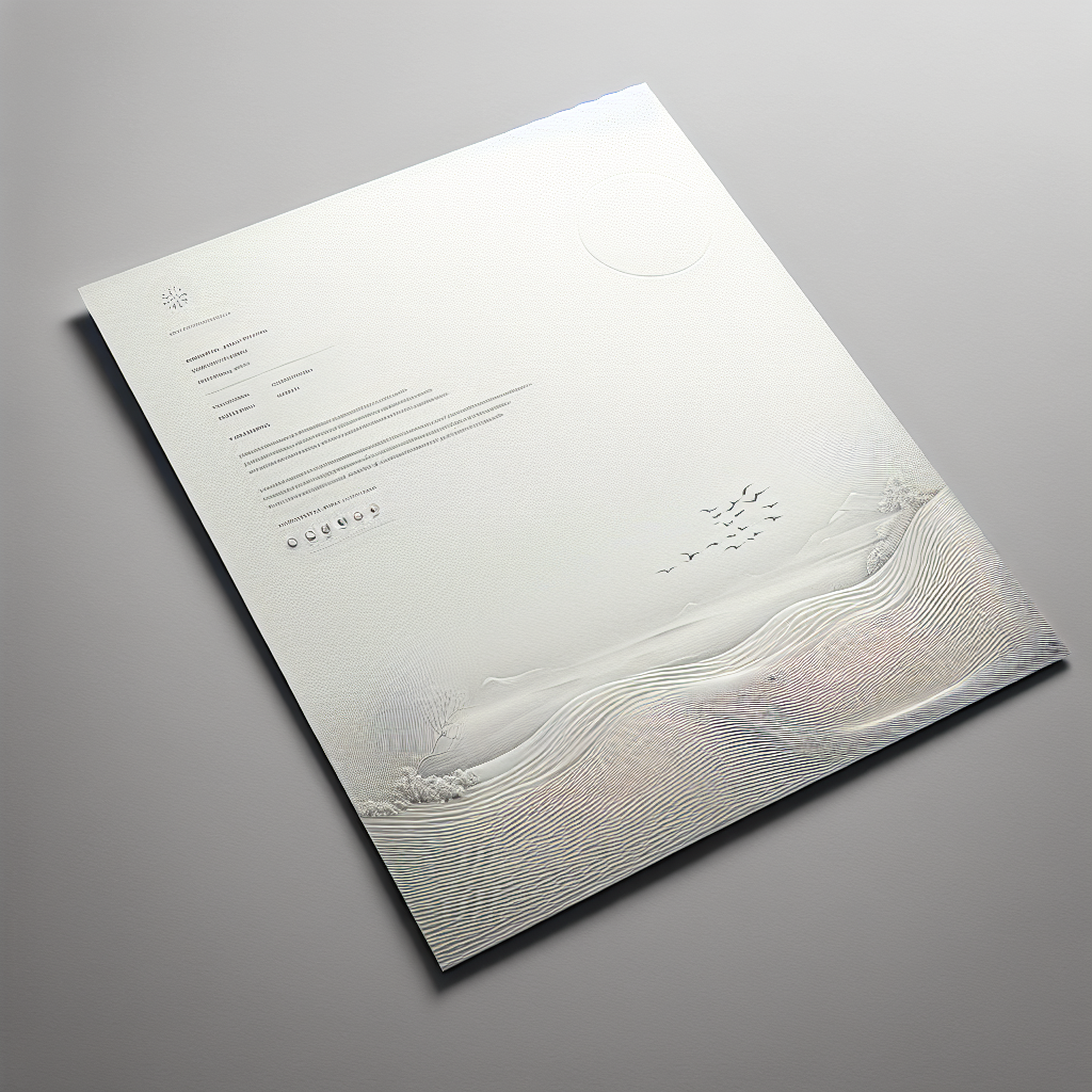 smooth modern resume paper