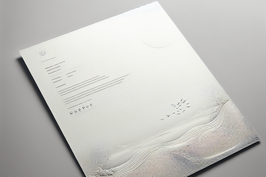 smooth modern resume paper