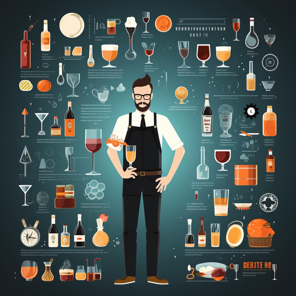 A list of bartender key skills