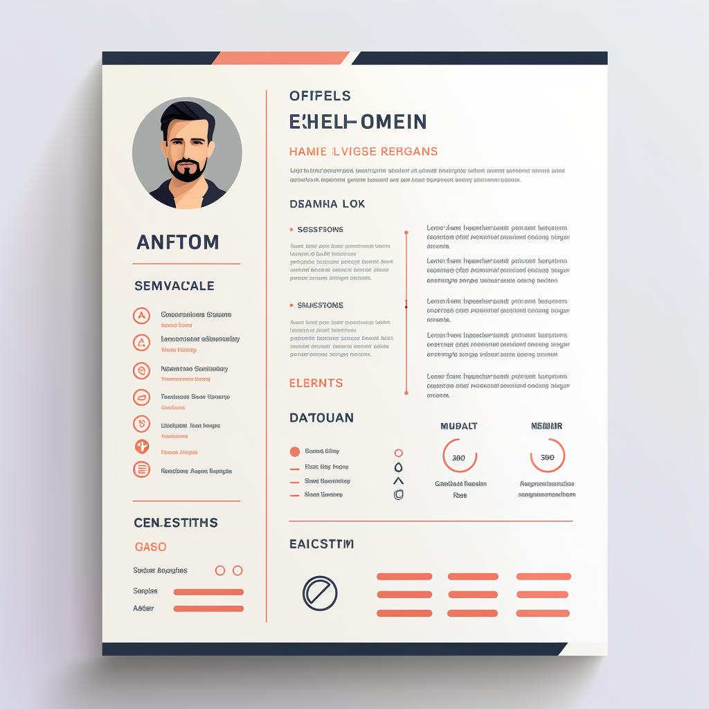 Resume highlighting personal brand elements