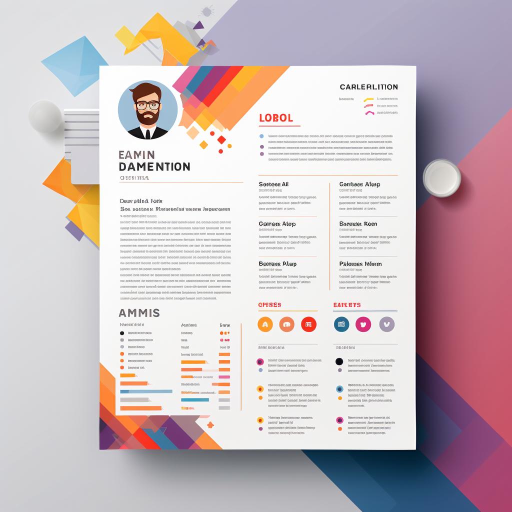 Cover letter with personal brand elements